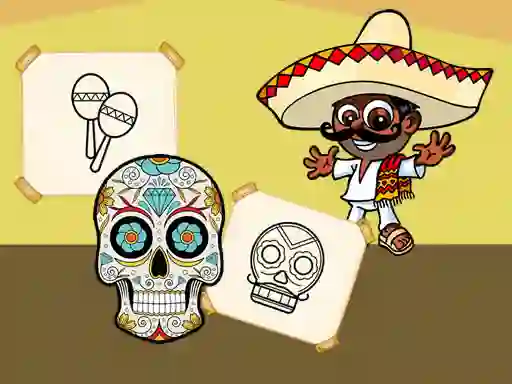 Hra Crazy Mexican Coloring online