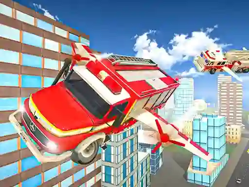 Hra Flying Fire Truck Driving Sim online