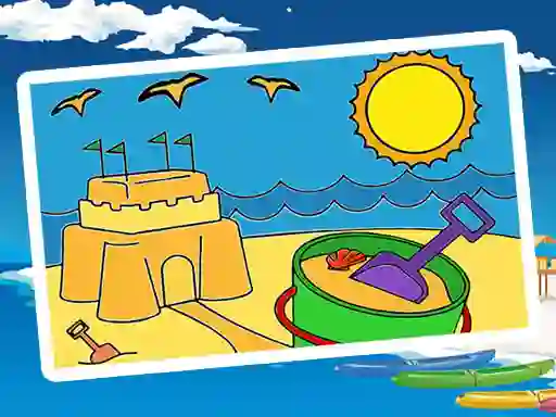 Hra Summer Coloring Pages online
