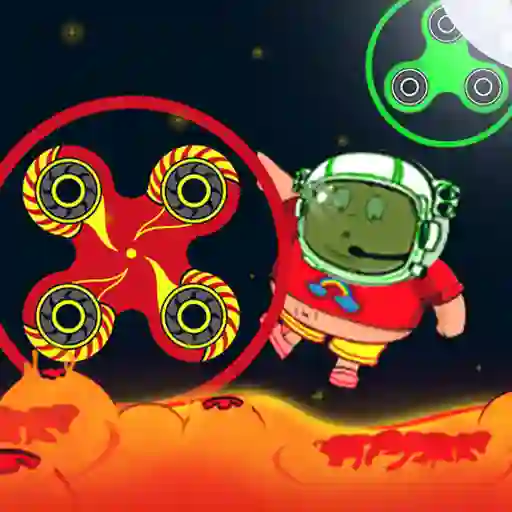 Hra Spinner Astro the Floor is Lava online