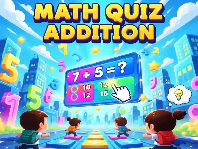 Hra Math Quiz Addition online