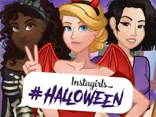 Hra Instagirls Halloween Dress Up online