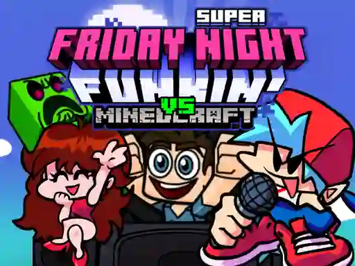 Hra Super Friday Night Funkin Vs Minecraft online