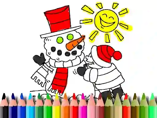 Hra Back To School: Winter Time Coloring online