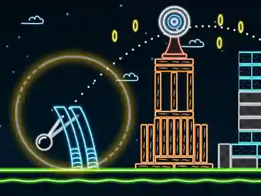 Hra Neon Catapult online
