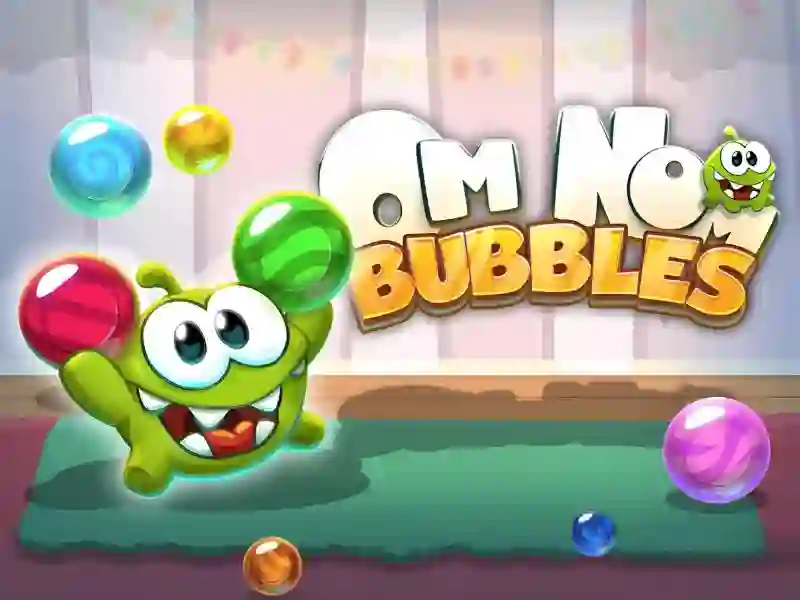 Hra Om Nom Bubbles online