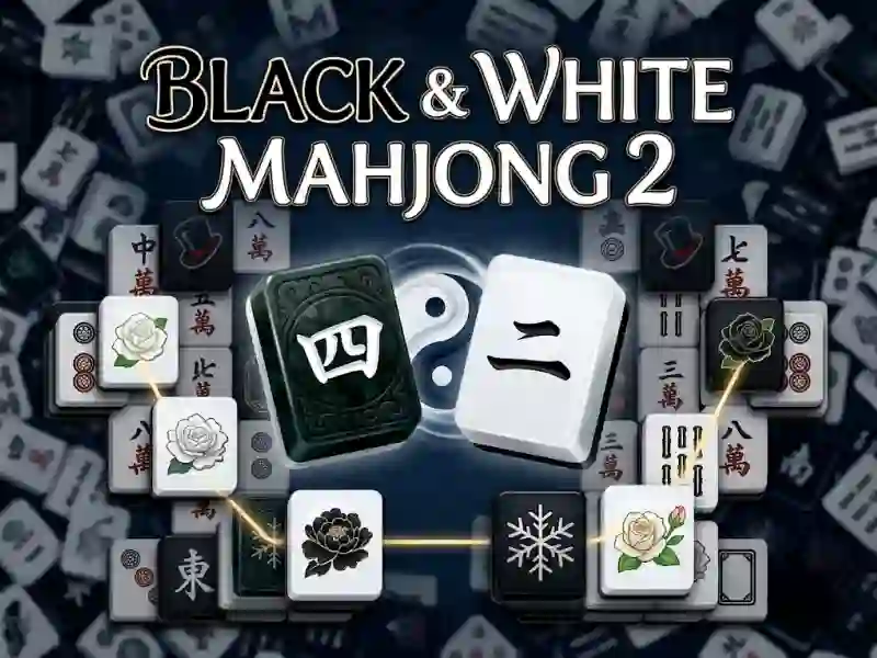 Hra Black & White Mahjong 2 online