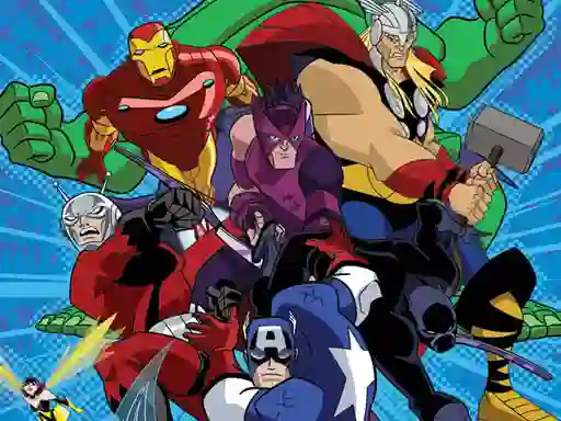 Hra Avengers Coloring online