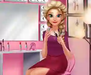 Hra Ice Queen Makeover Time online