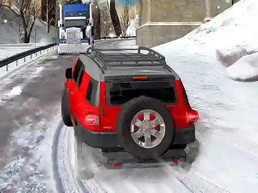 Hra Heavy Jeep Winter Driving online