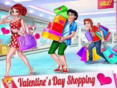 Hra Valentine's Day Shopping online