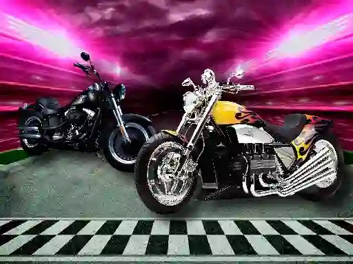 Hra Motorbike Puzzle Challenge online