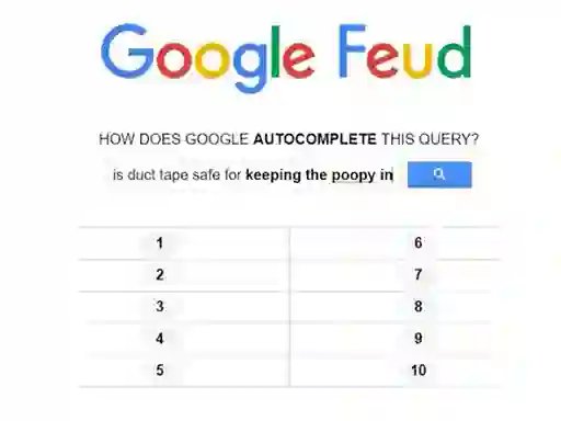 Hra Google Feud online