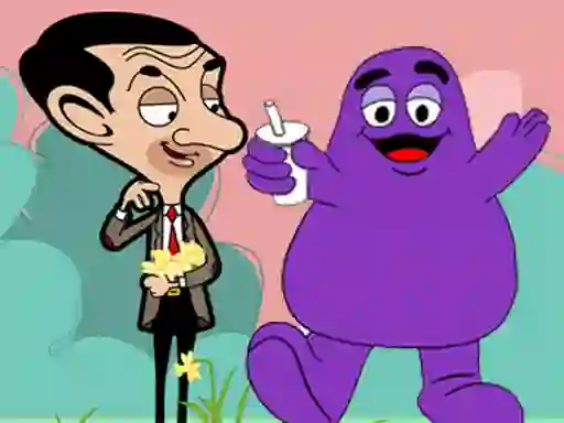 Hra When Mr Bean meet Grimace online