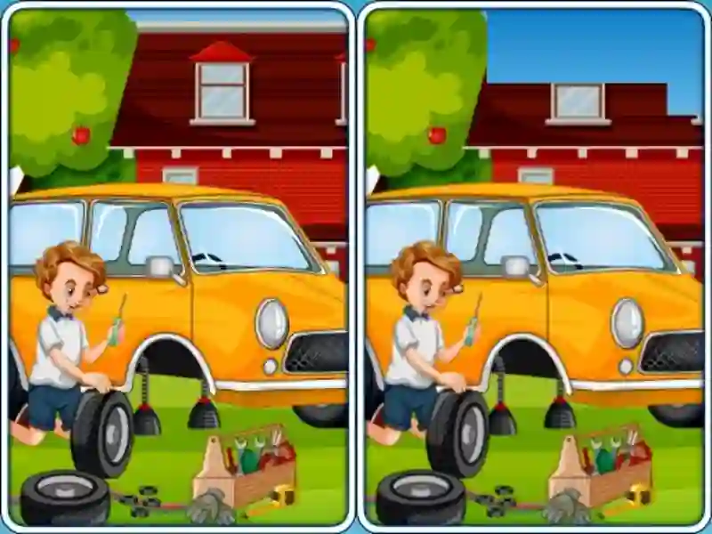 Hra Car Garage Differences online