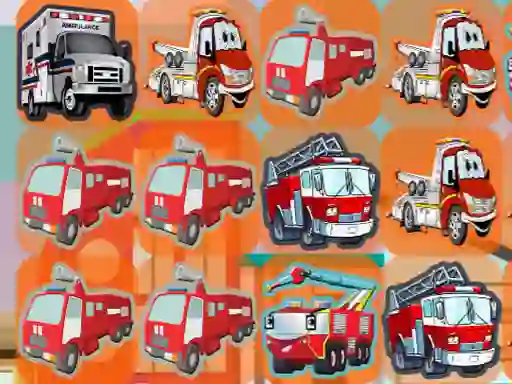 Hra Emergency Trucks Match 3 online