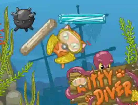 Hra Kitty Diver online