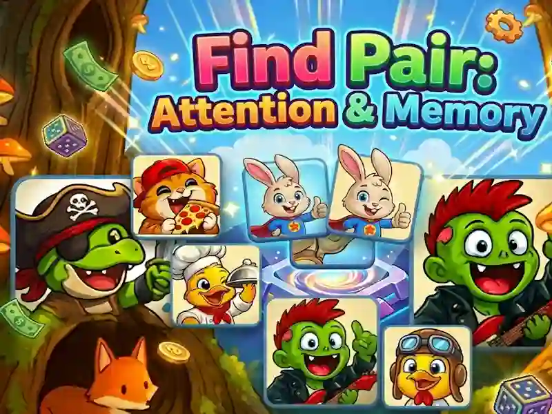 Hra Find Pair: Attention & Memory online