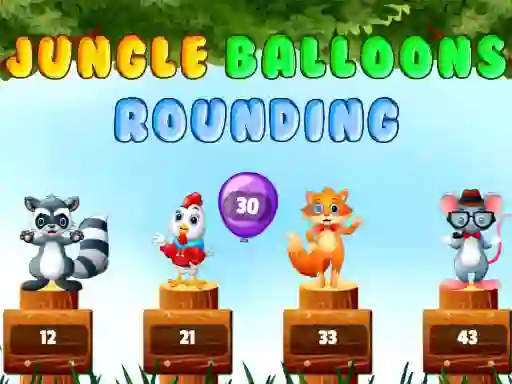 Hra Jungle balloons rounding online