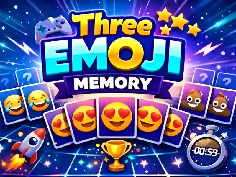 Hra Three Emoji Memory online