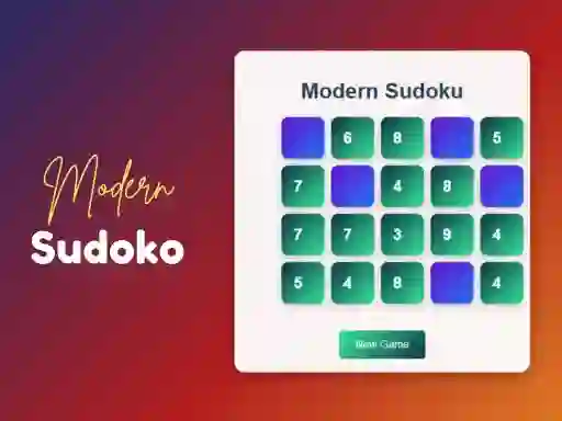 Hra Modern Sudoku online