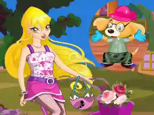 Hra Winx Stella and Puppy online