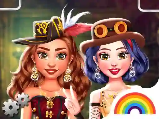 Hra Princess Girls Steampunk Rivalry online