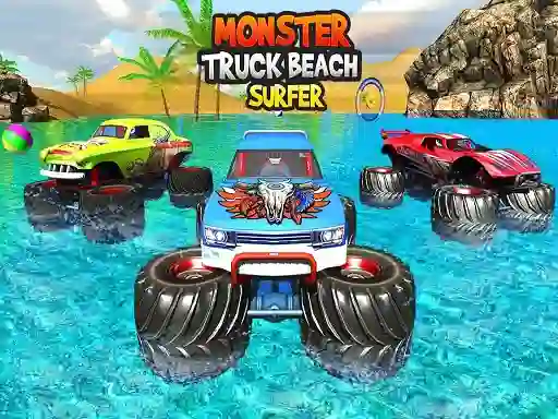 Hra Monster Truck Beach Surfing online