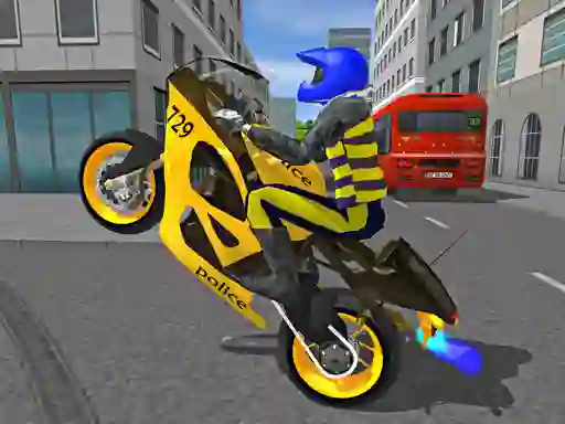 Hra Police Motorbike Race Simulator online