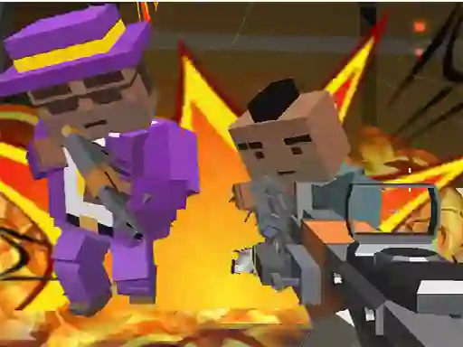 Hra Advanced Blocky Gangster Warfare online