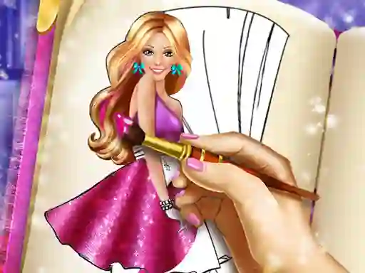 Hra Doll Coloring Book online