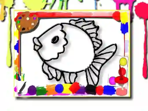Hra Fish Coloring Book online