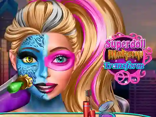 Hra Super Doll Makeup Transform online