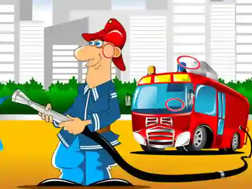 Hra Fire Trucks Differences online