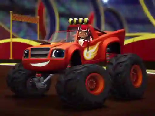 Hra Blaze Monster Trucks Hidden Stars online