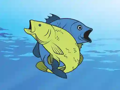 Hra Friendly Fish Coloring online