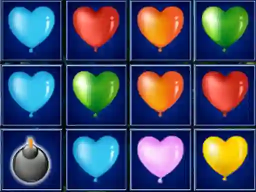 Hra Heart Balloons Block Collapse online
