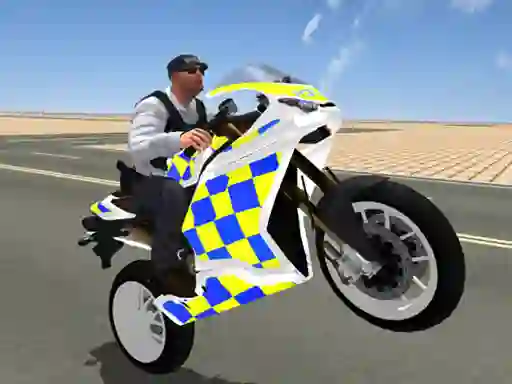 Hra Super Stunt Police Bike Simulator 3D online