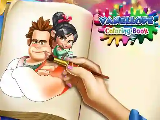 Hra Vanellope Coloring Book online