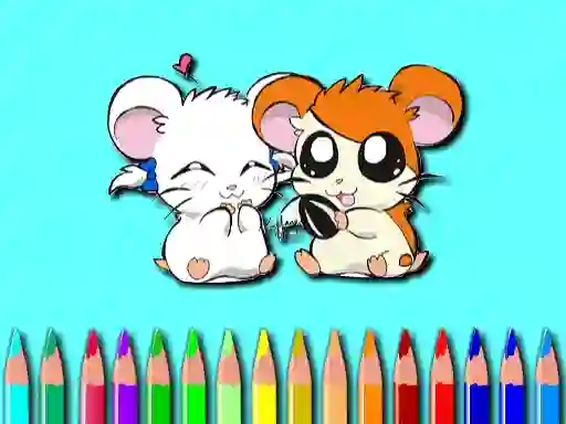 Hra Hamster Coloring Book online