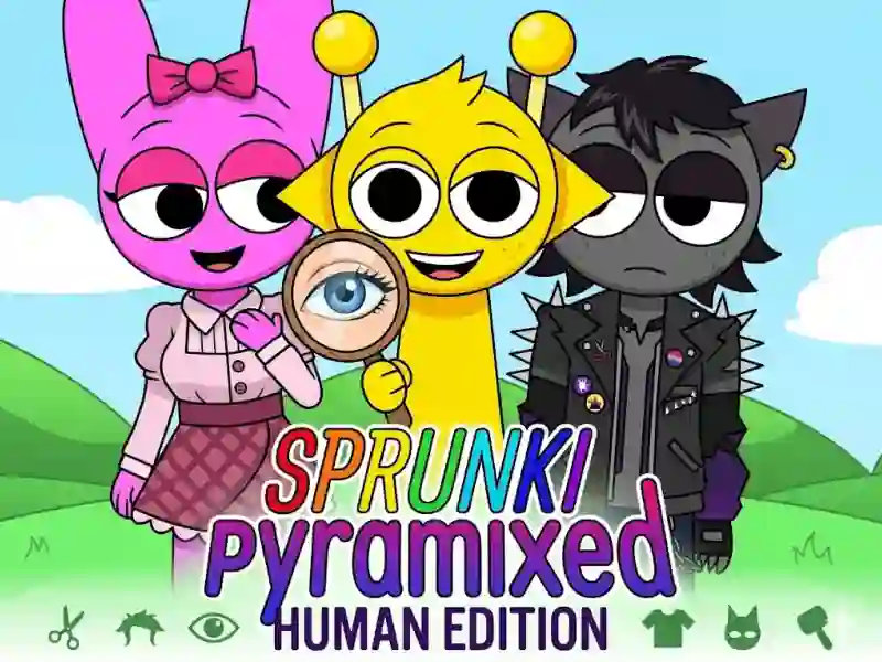 Hra Sprunki Pyramixed: Human Edition online