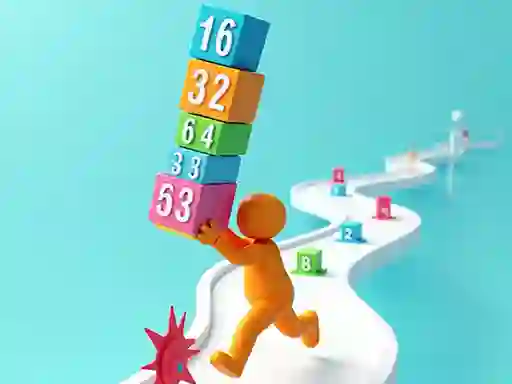 Hra Cube Stack 2048 online