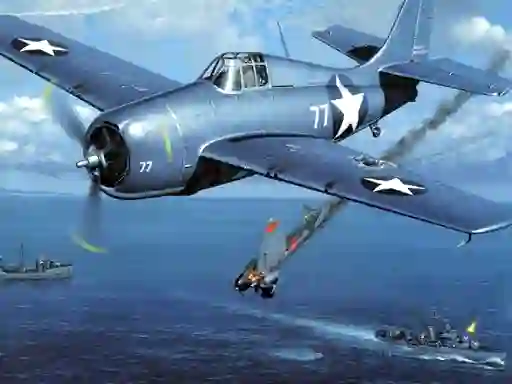 Hra Aviation Art Air Combat Puzzle online