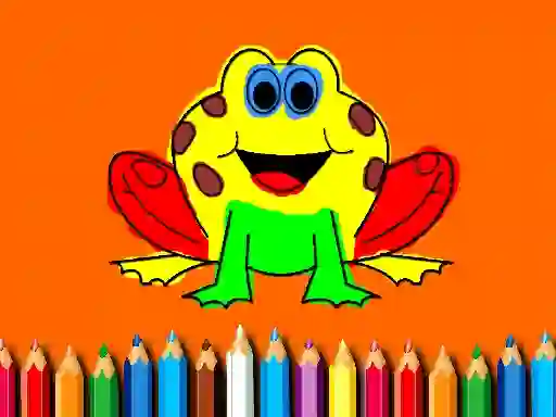 Hra Back To School: Frog Coloring Book online