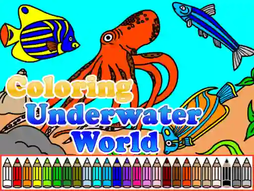 Hra Coloring Underwater World online
