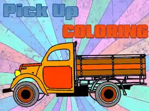 Hra Pick Up Trucks Coloring online