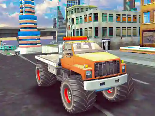 Hra Monster Truck Stunts Free Jeep Racing online