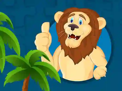Hra Strong Lions Jigsaw online