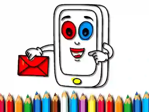 Hra Mobile Phone Coloring Book online
