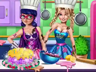 Hra SuperHero Cooking Contest online